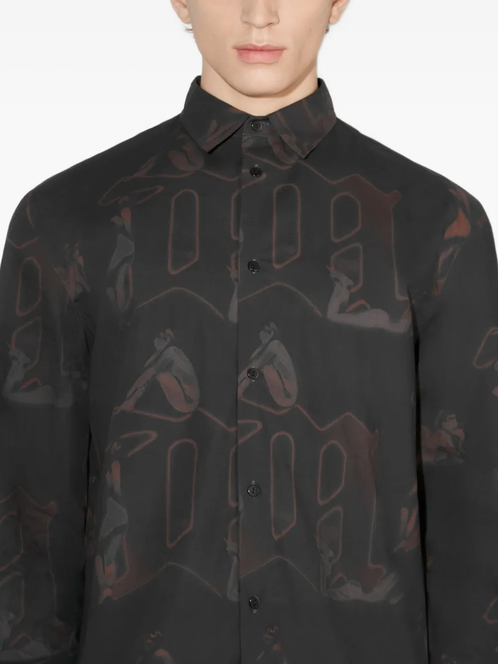 Misbhv Cotton Shirt In Gray