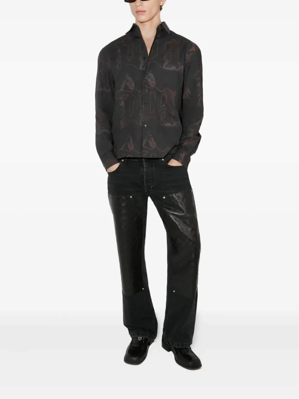 Misbhv Cotton Shirt In Gray