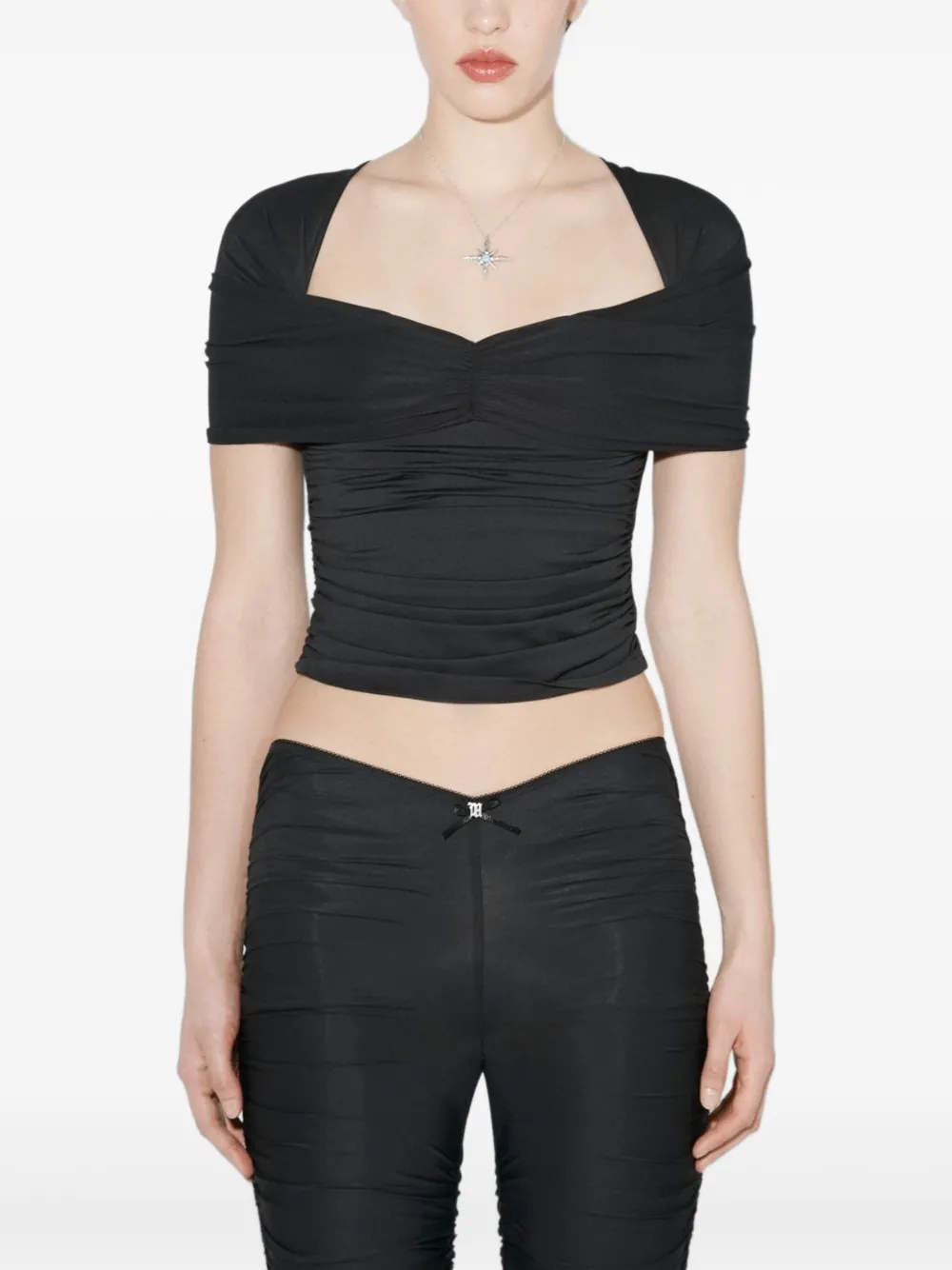 MISBHV draped top | Black | Image 1