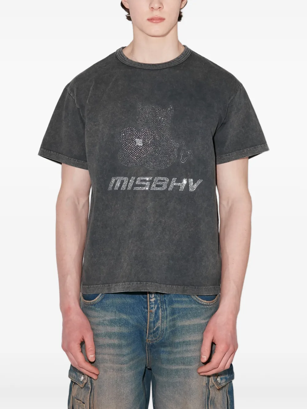 MISBHV Camiseta com aplicação de cristais | Camisetas | Image 2