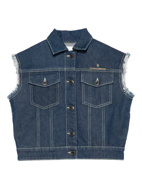 The Animals Observatory frayed sleeveless jacket