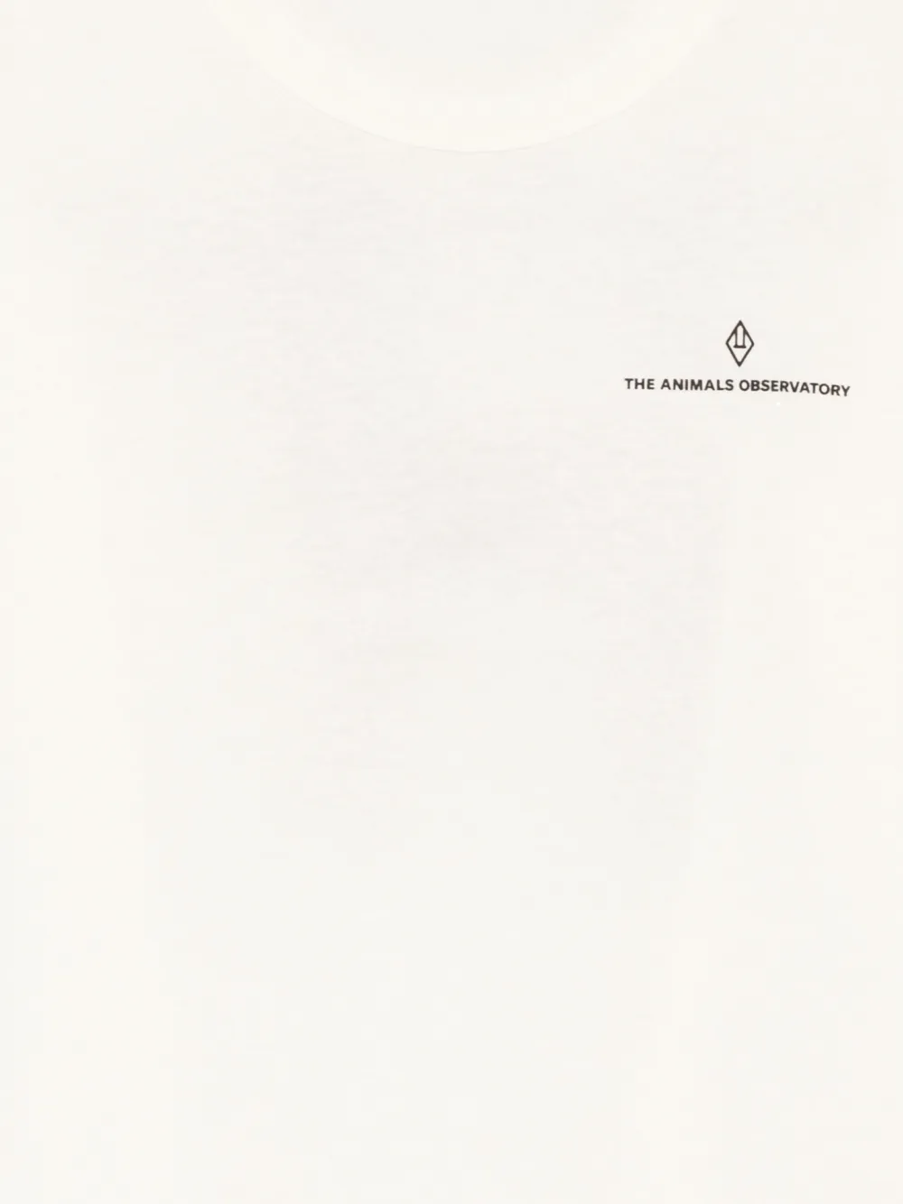 The Animals Observatory T-shirt met logodetail Beige