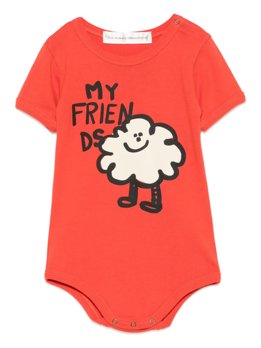 The Animals Observatory body con stampa - Rosso