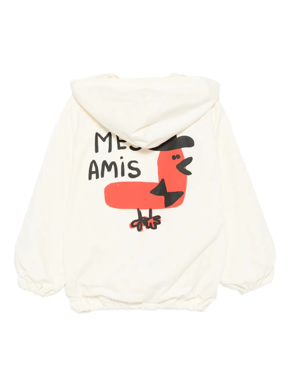  The Animals Observatory Hooded Graphic-pattern Jacket - Neutrals 