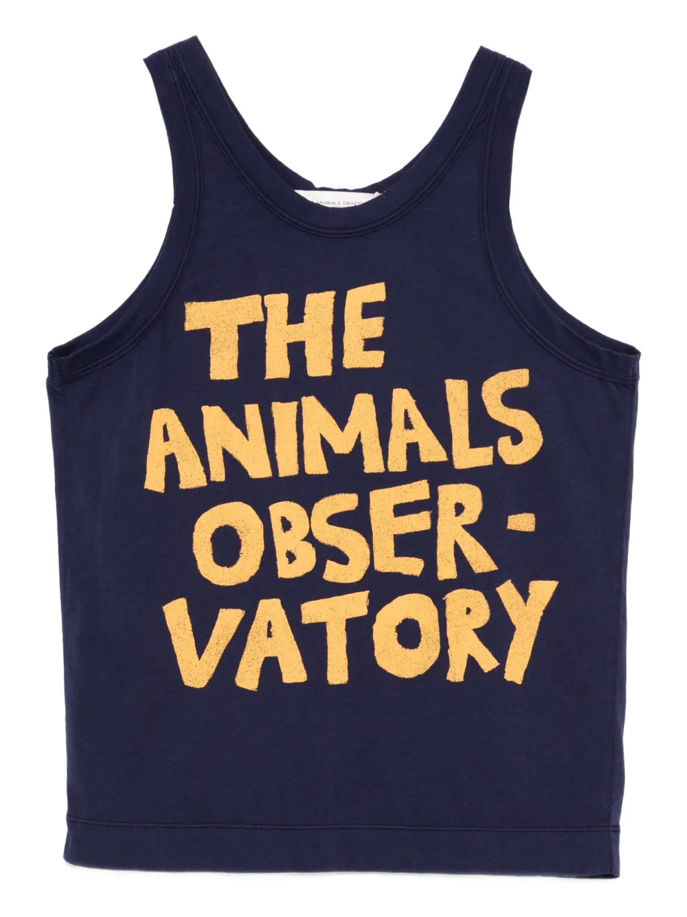 The Animals Observatory Pullunder mit Logo-Print - Blau