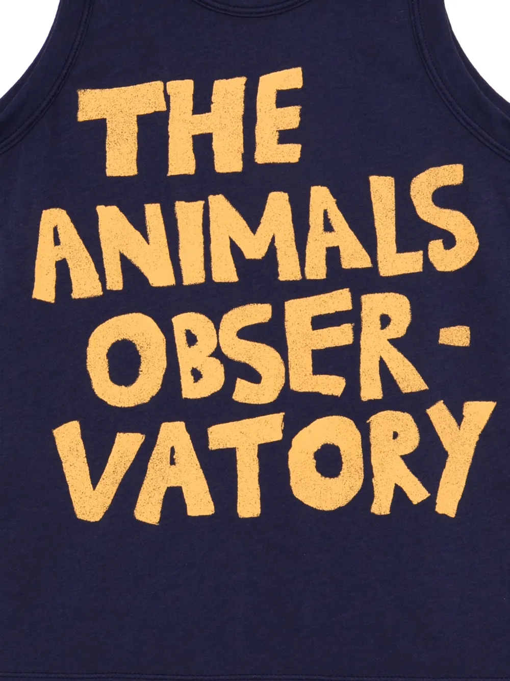  The Animals Observatory Chaleco Con Logo Estampado - Azul 