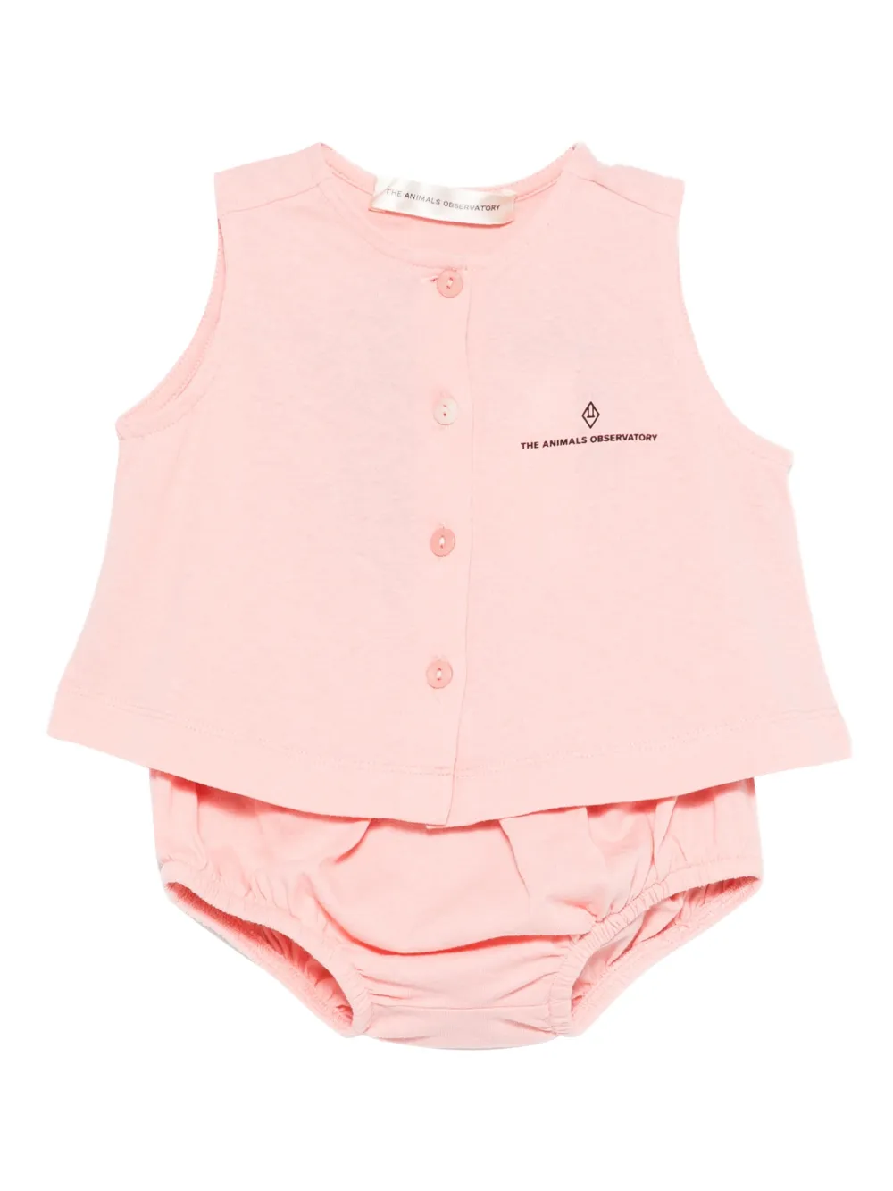 The Animals Observatory Set shorts con stampa grafica - Rosa