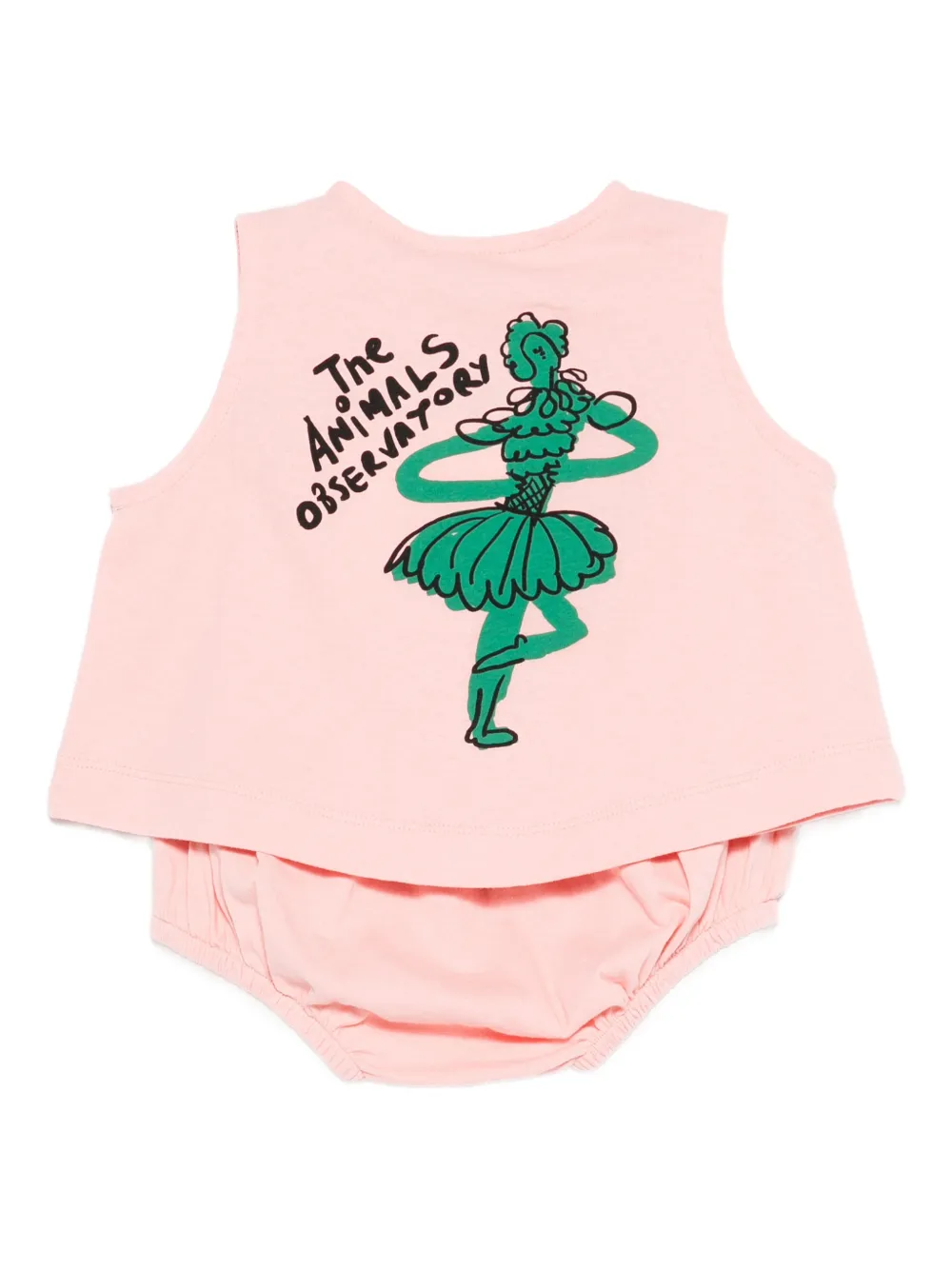  The Animals Observatory Graphic-print Shorts Set - Pink 