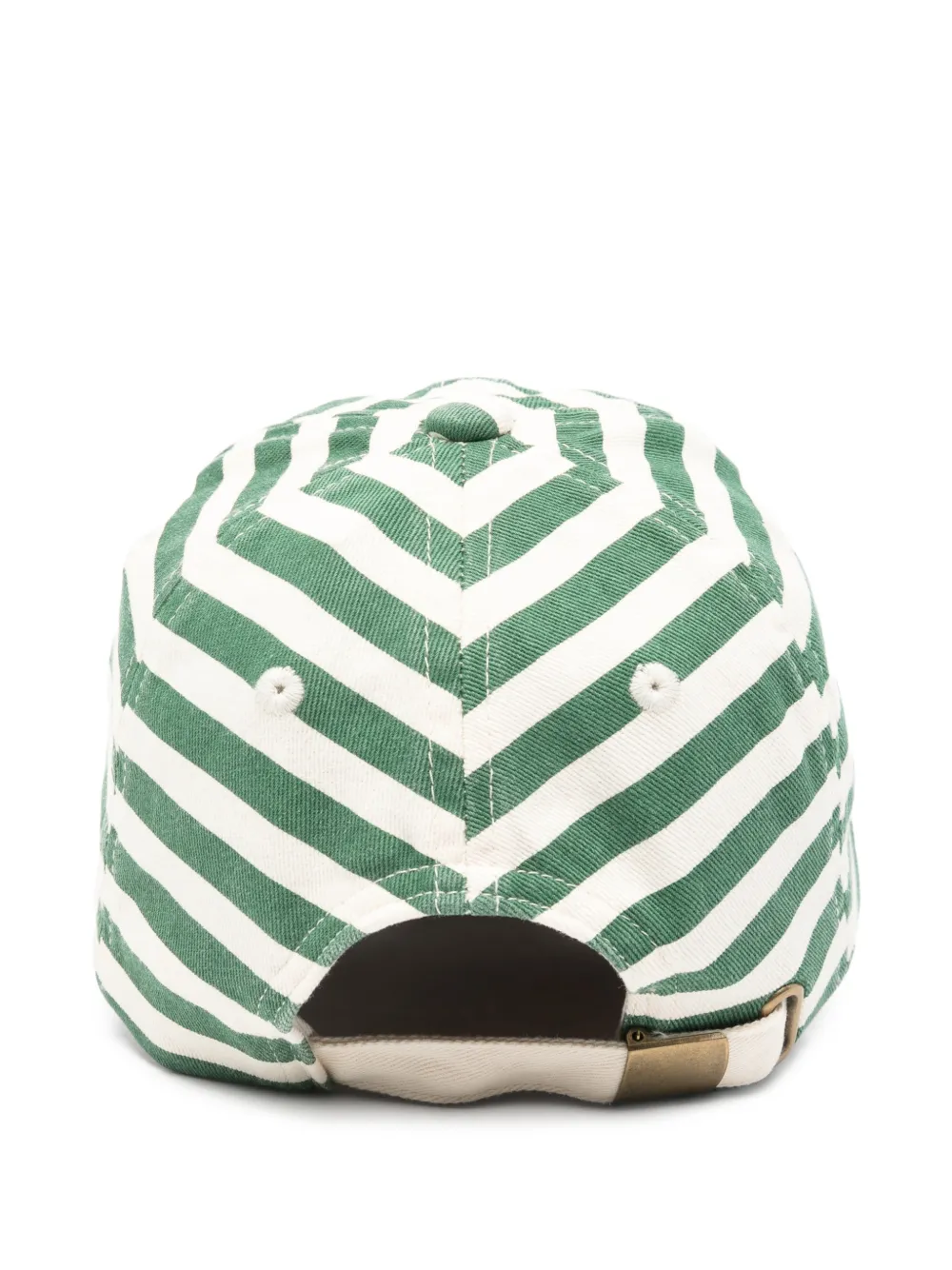  The Animals Observatory Striped Logo Cap - Neutrals 
