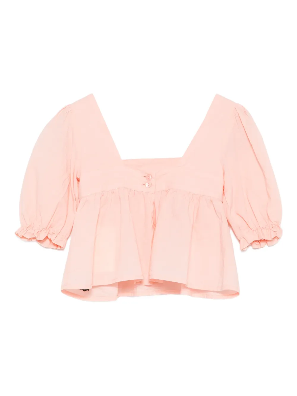  The Animals Observatory Square-neck Top - Pink 