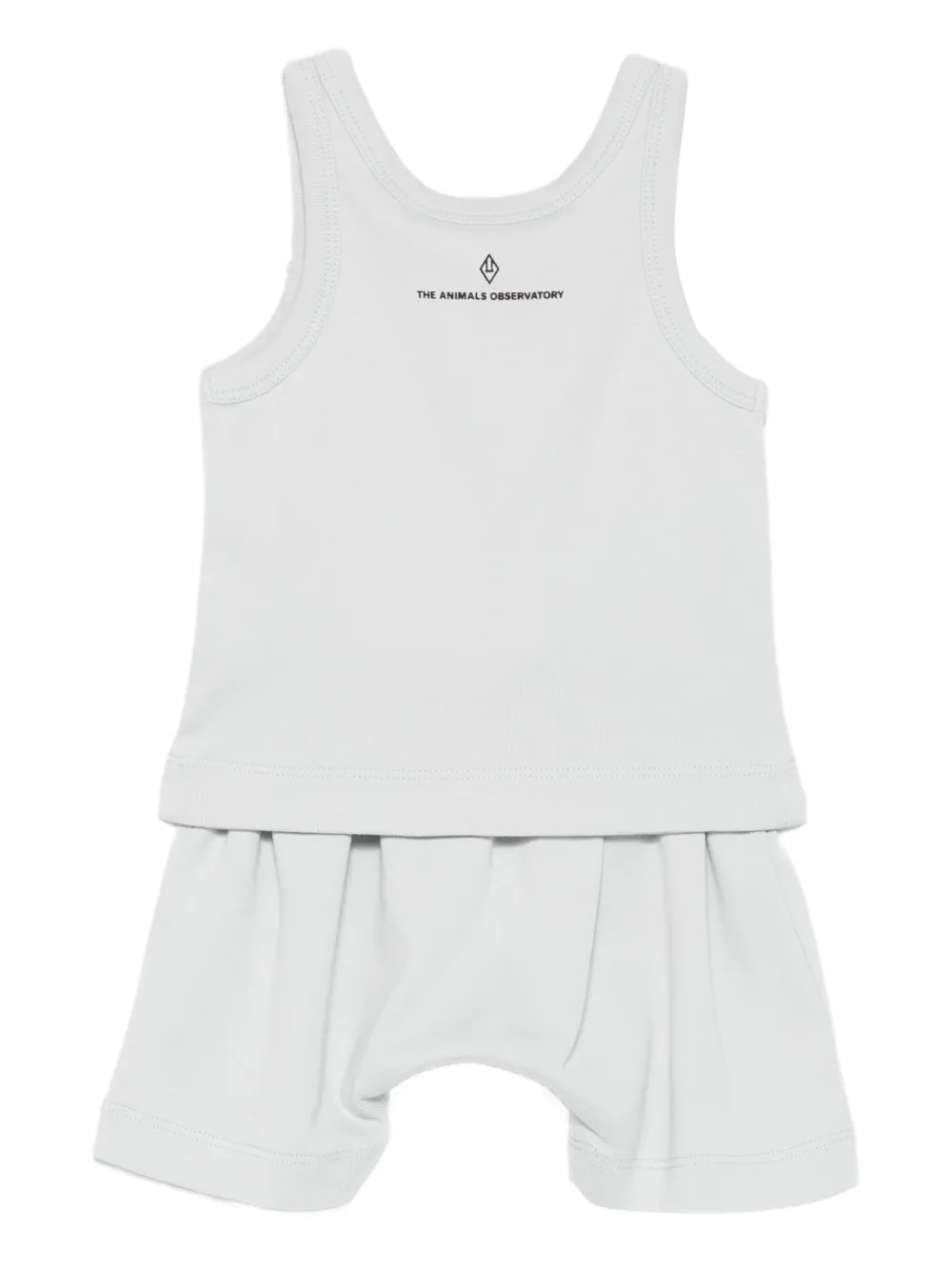  The Animals Observatory Sleeveless Elasticated-waist Shorts Set - Blue 