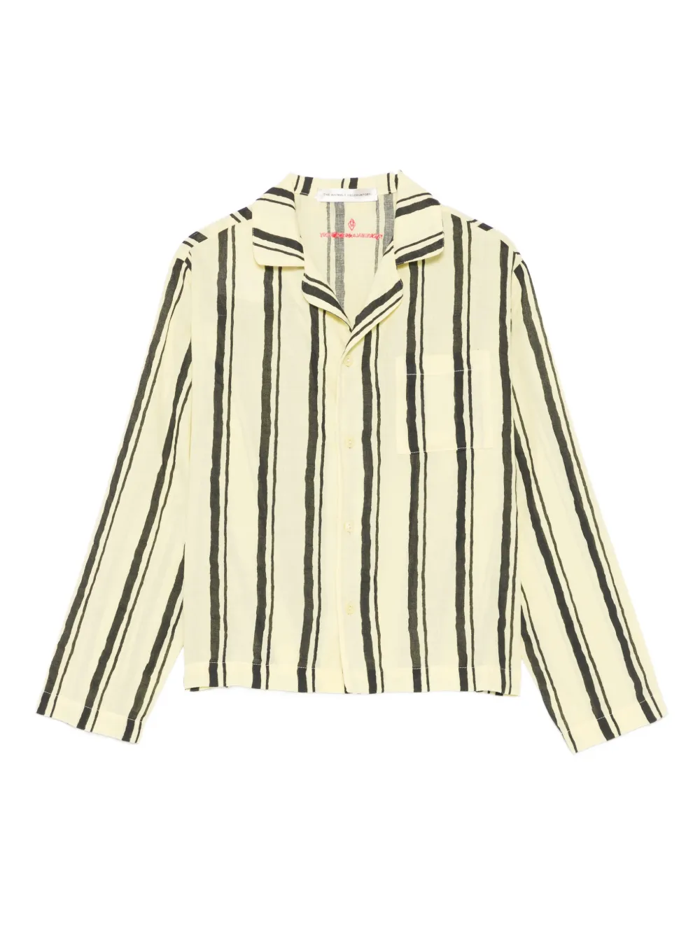 The Animals Observatory Camicia Wolf a righe - Giallo