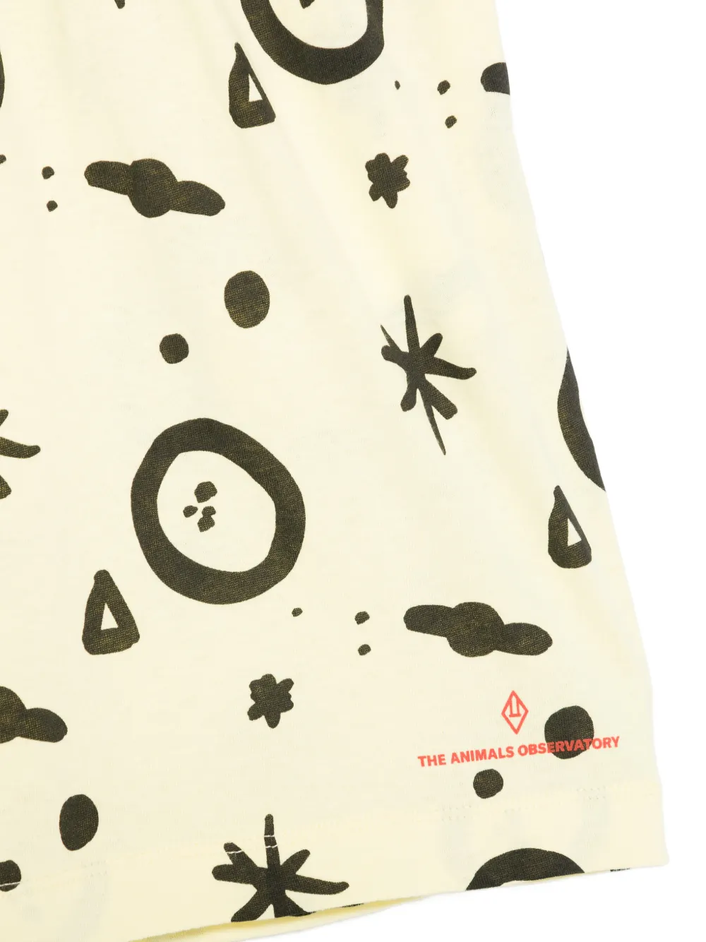  The Animals Observatory Printed Shorts - Yellow 