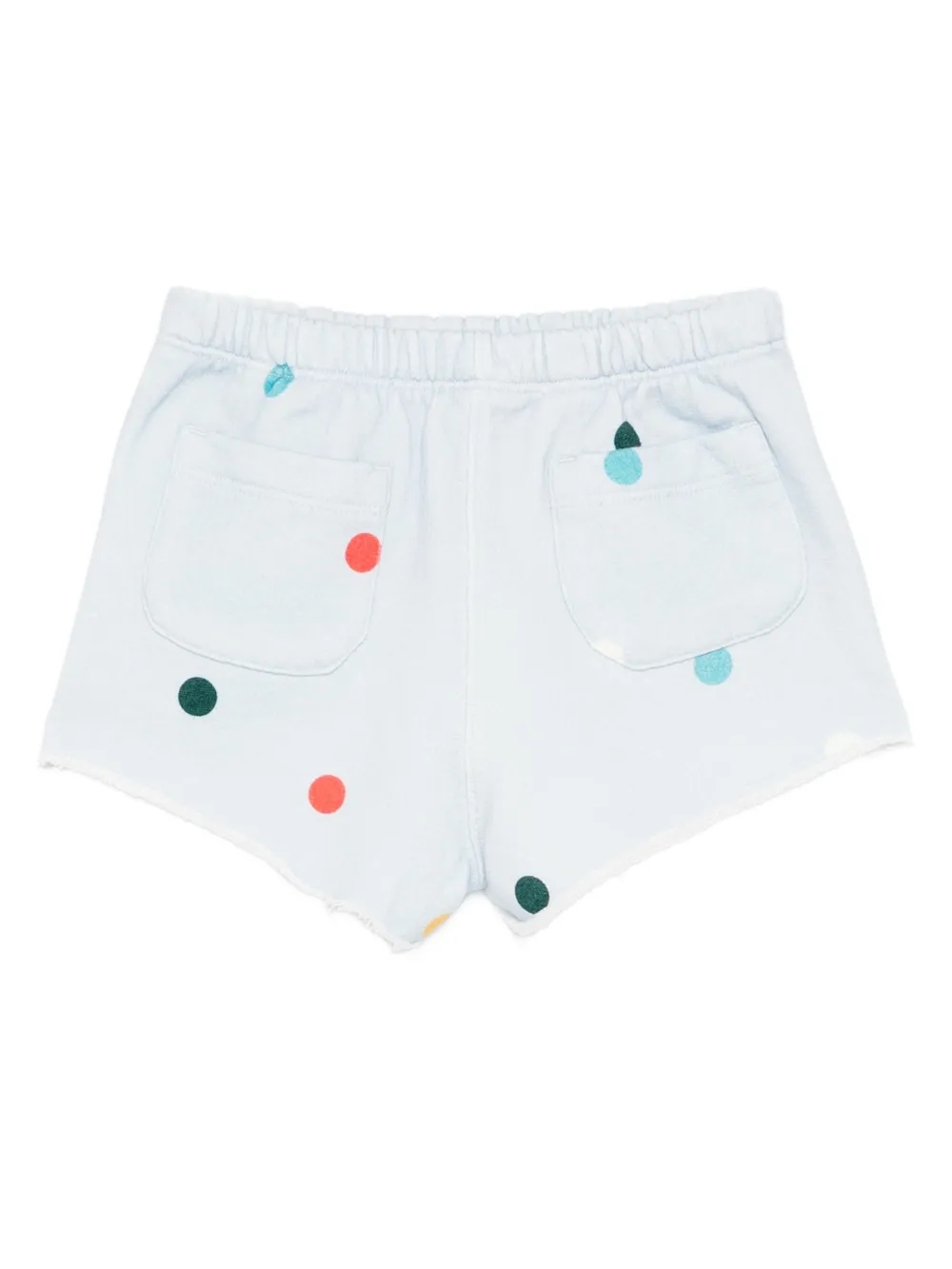  The Animals Observatory Turtledove Polka-dot Frayed Shorts - Blue 