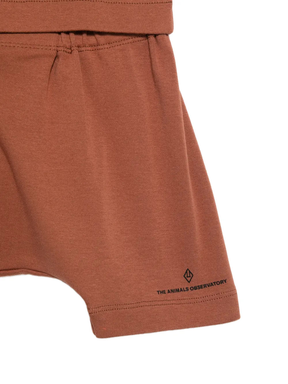  The Animals Observatory Sleeveless Elastic-waist Shorts Set (set Of Two) - Brown 