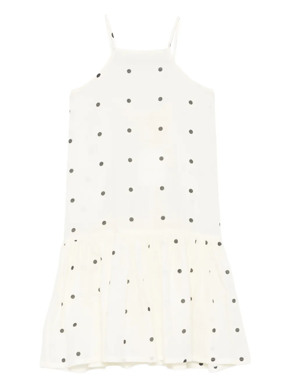 The Animals Observatory Abito smanicato a pois - Toni neutri