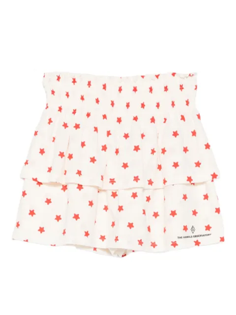 The Animals Observatory Kiwi star-print skort