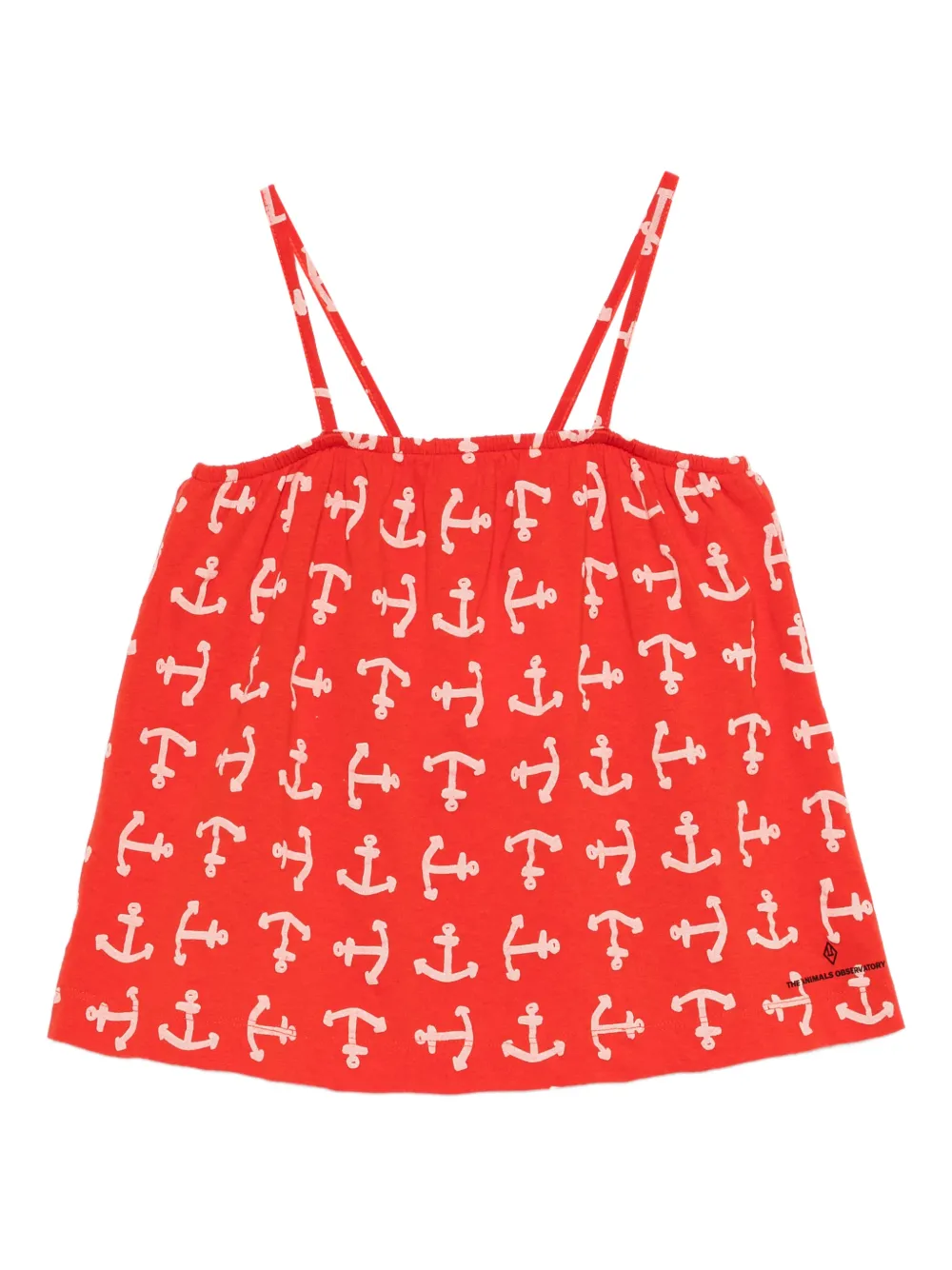 The Animals Observatory Top Stork con stampa - Rosso