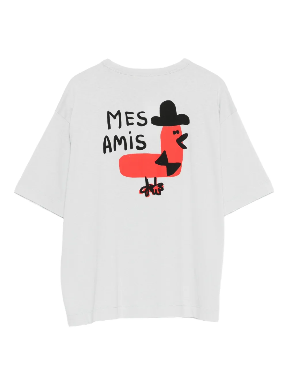 The Animals Observatory T-shirt met grafische print Blauw