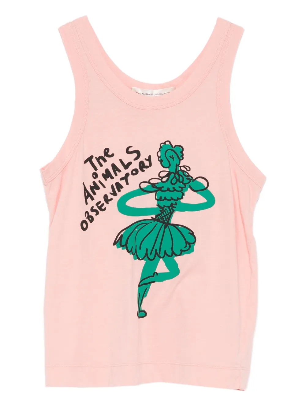 The Animals Observatory Canotta Frog con stampa grafica - Rosa