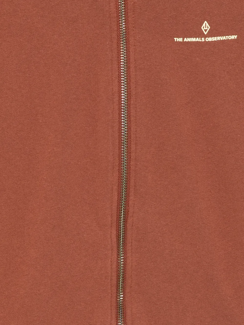  The Animals Observatory Zip Bird-print Sweater - Brown 