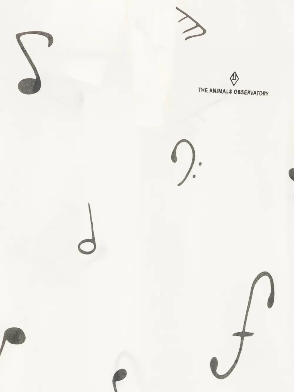  The Animals Observatory Musical Note T-shirt - Yellow 