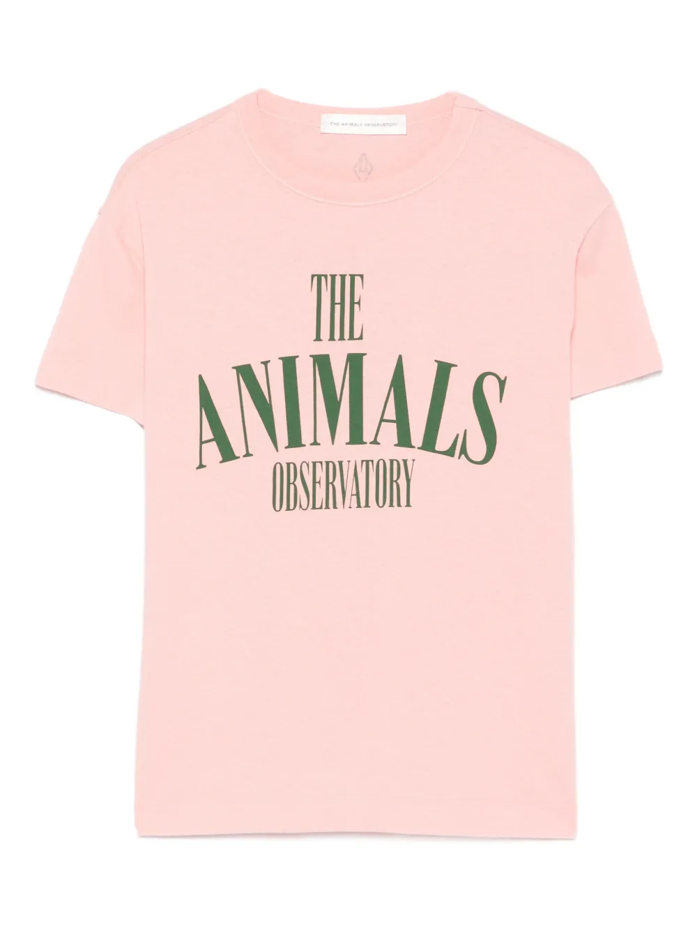 The Animals Observatory T-shirt con logo - Rosa