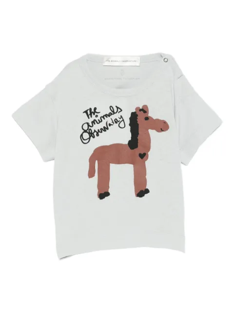 The Animals Observatory graphic print top