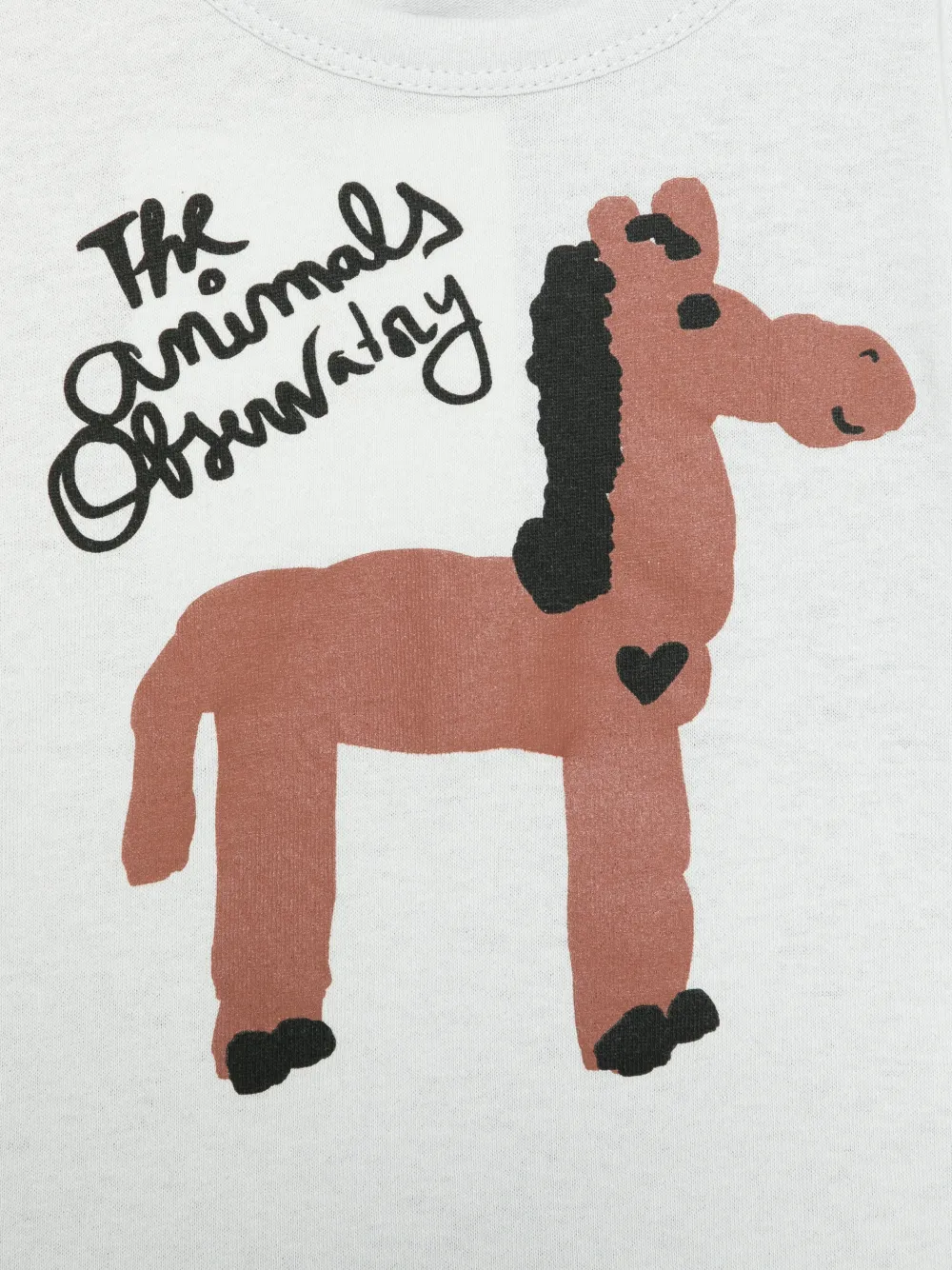  The Animals Observatory Graphic Print Top - Blue 