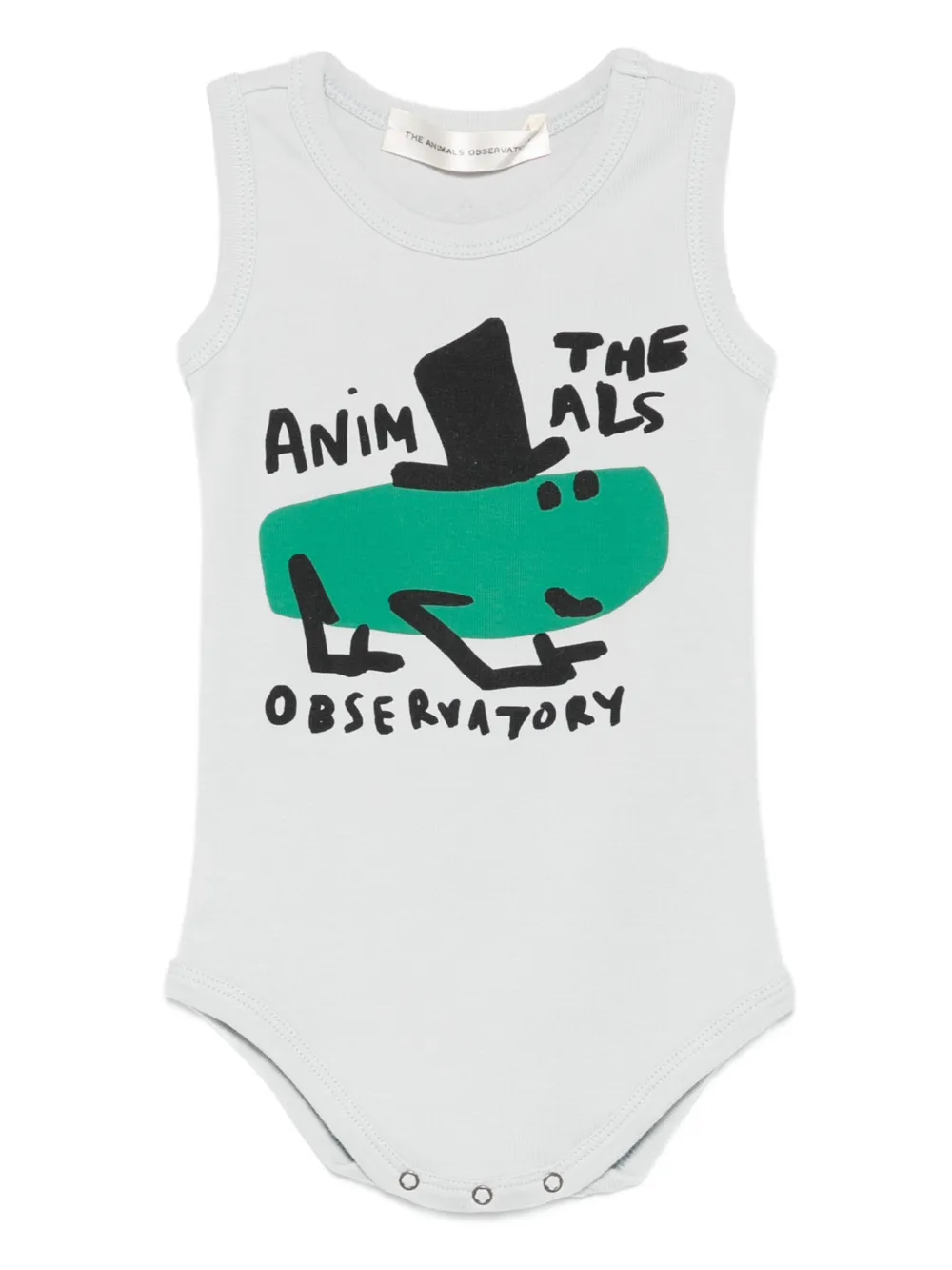 The Animals Observatory Body smanicato con stampa - Blu