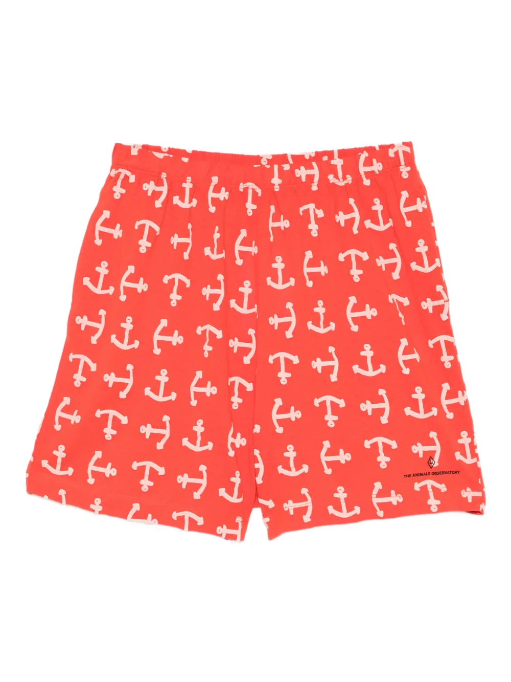The Animals Observatory Shorts Mole con stampa - Rosso
