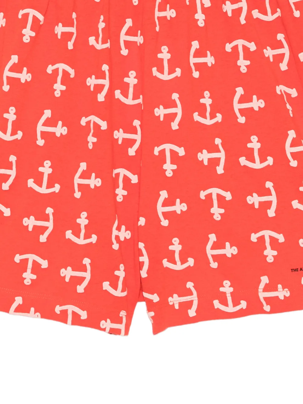 The Animals Observatory Mole shorts met ankerprint Rood