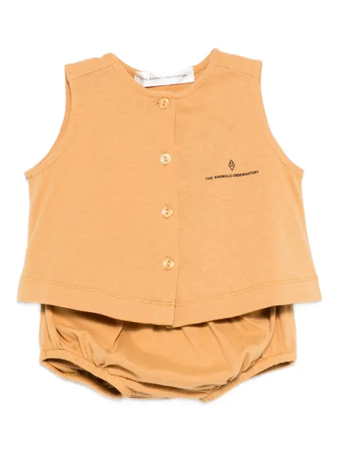 The Animals Observatory graphic-print shorts set