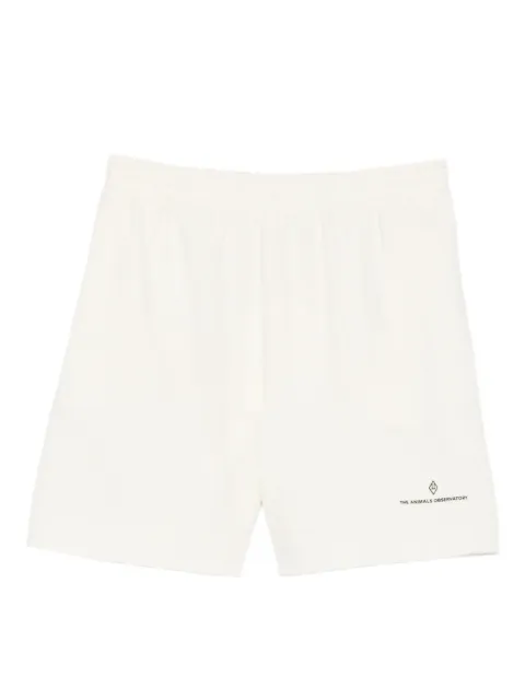 The Animals Observatory logo-print elasticated-waist shorts
