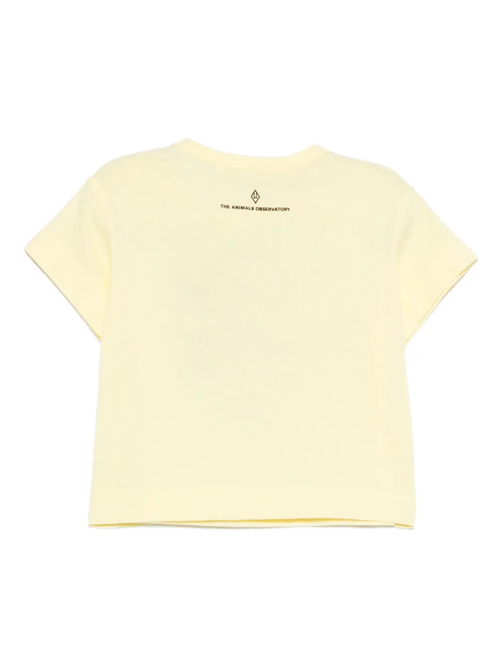  The Animals Observatory Pangolin Graphic-print T-shirt - Yellow 