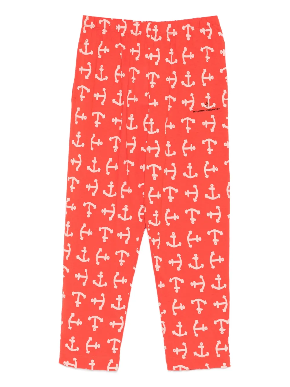 The Animals Observatory Pantaloni sportivi Camaleon con stampa - Rosso