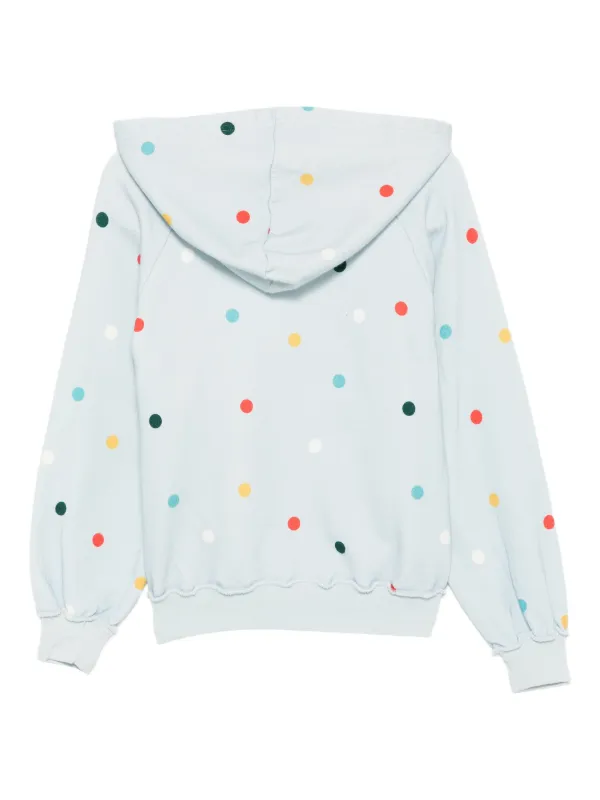 The Animals Observatory polka-dot Hoodie | Blue | FARFETCH