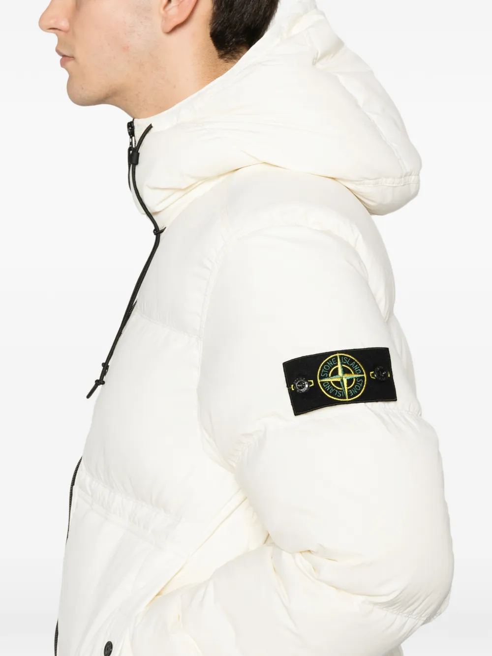 Stone Island Jack met capuchon Wit