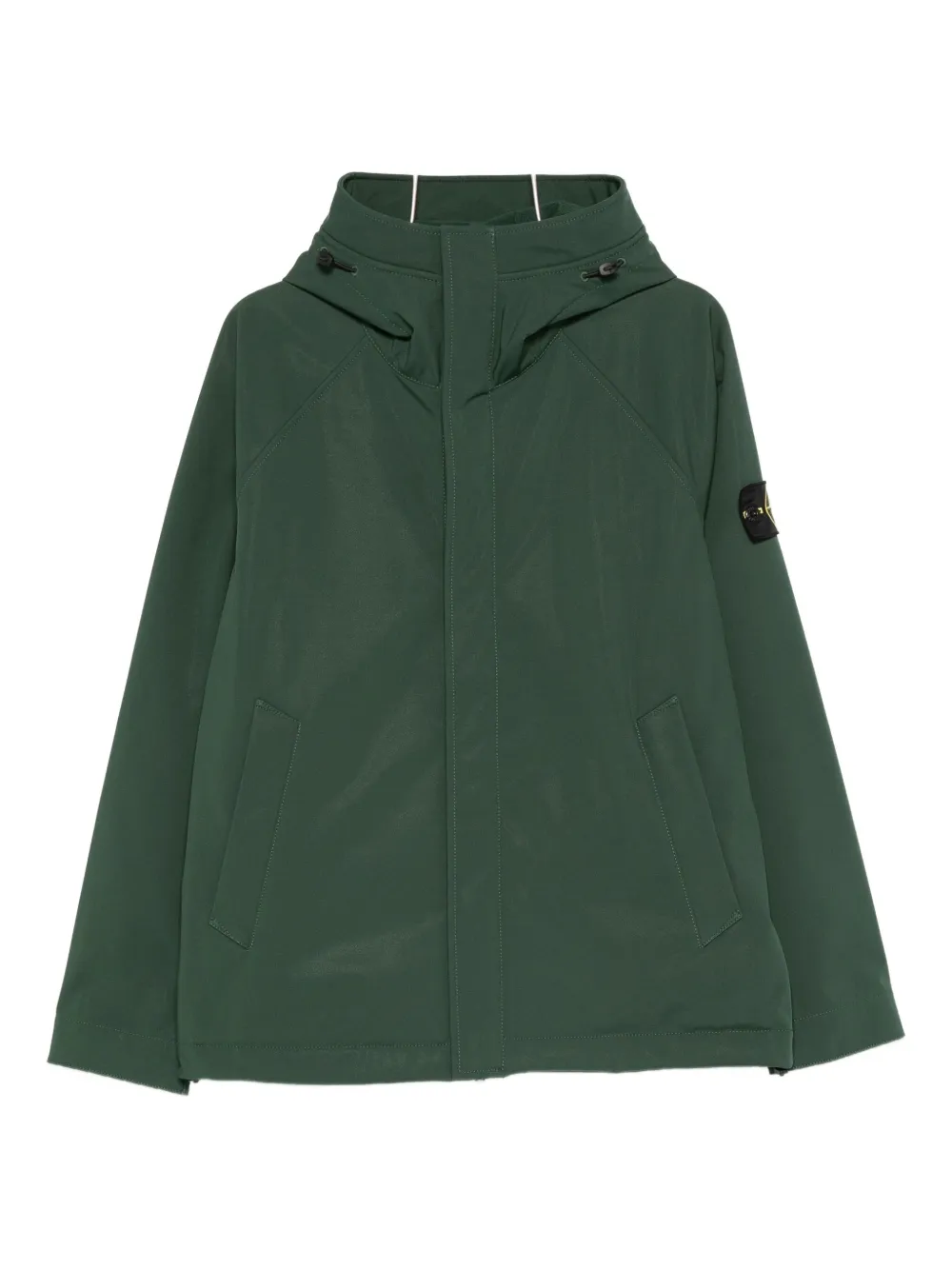 Stone Island hooded pocket jacket - Verde
