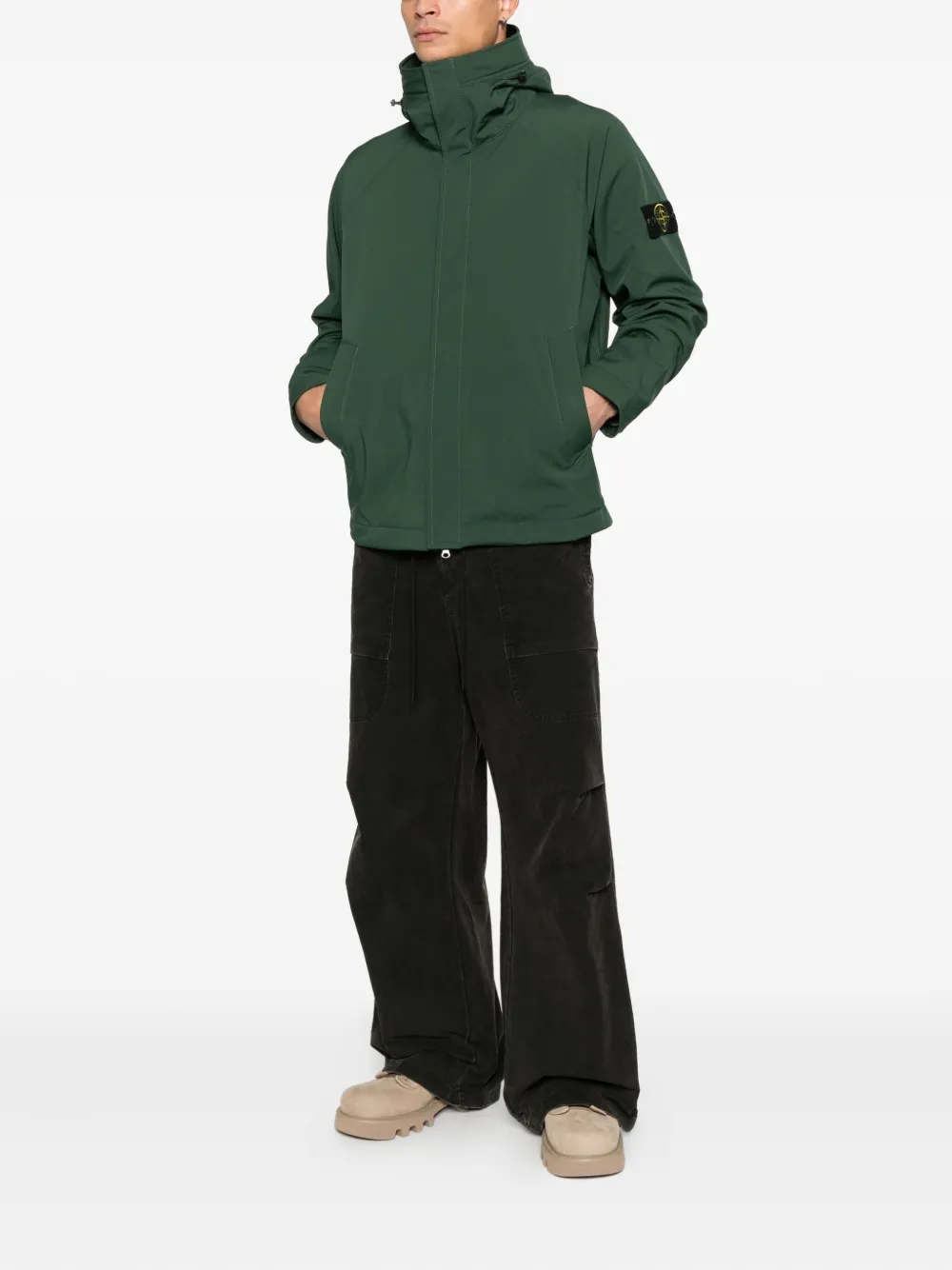 Stone Island hooded pocket jacket | Hooded Jackets | Image 2