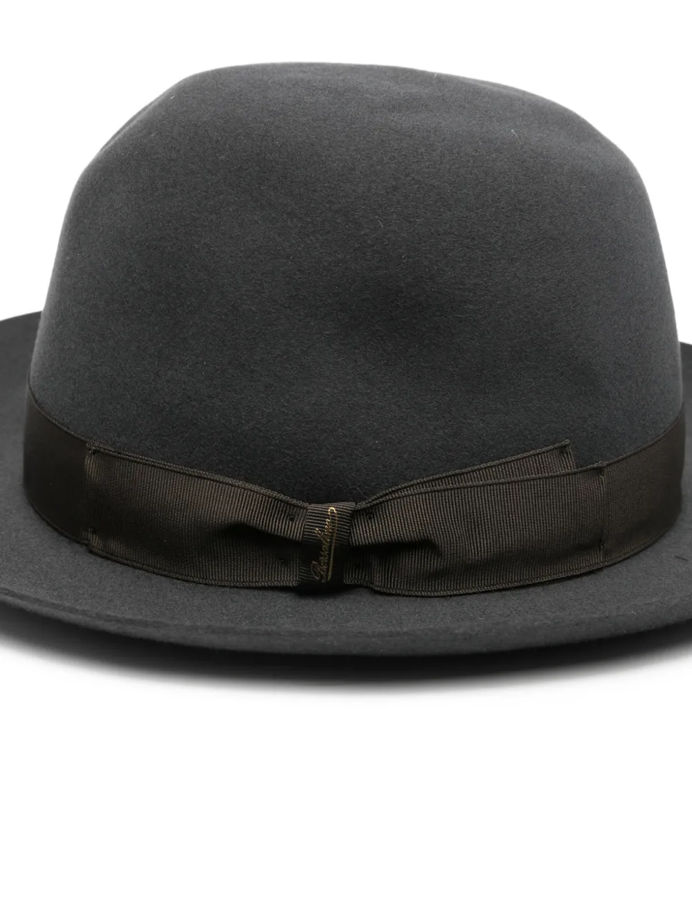 Borsalino Alessandria hoed met lint Grijs