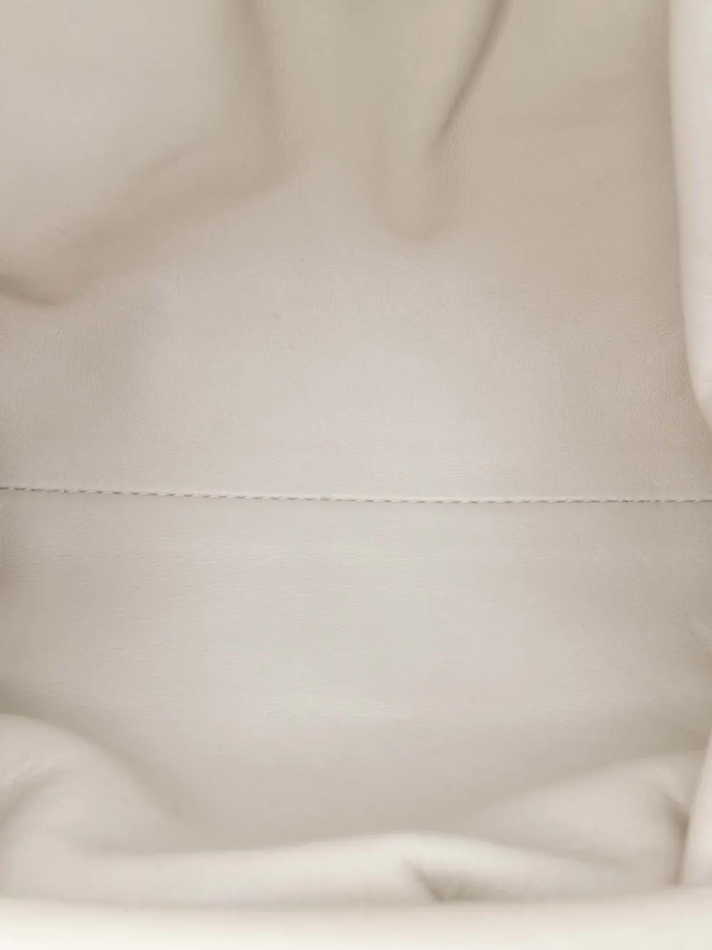 Pre-owned Bottega Veneta 2012-2025 Lambskin The Mini Pouch Crossbody Bag In White