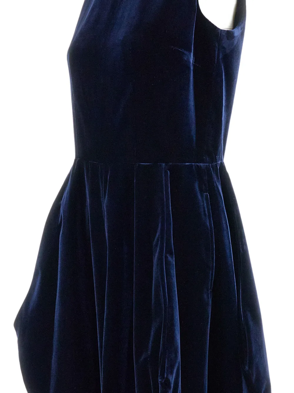 Comme Des Garçons Sleeveless Jumpsuit In Blue
