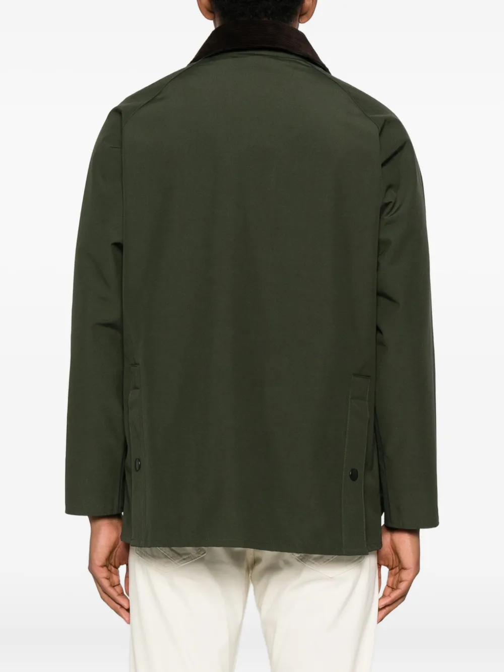 Barbour Bedale Corduroy-collar Jacket In Multi