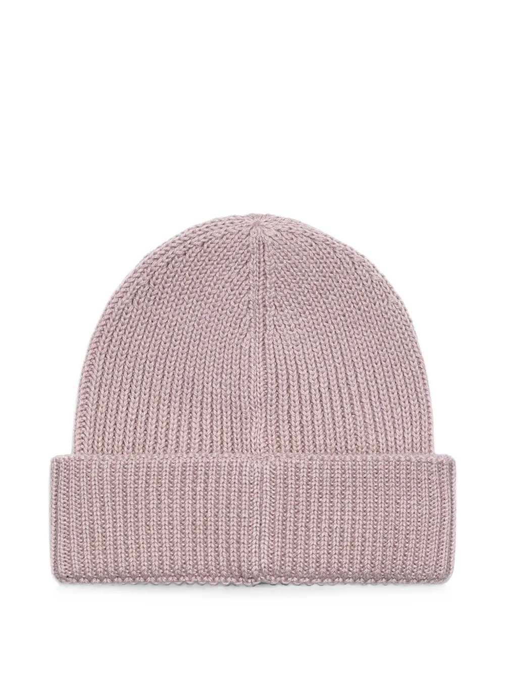 K Way Kids logo-patch ribbed beanie hat Paars