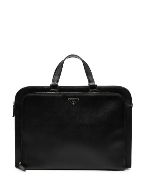 Prada Pre-Owned 2013-2025 Saffiano Travel Briefcase business bag