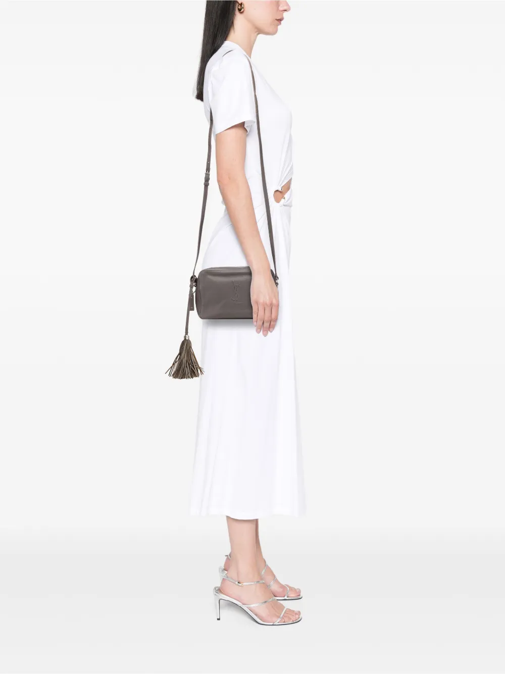 Saint Laurent Pre-Owned 2017 Small Lambskin Monogram Lou Camera Bag crossbody bag | Pre-Owned | Image 2