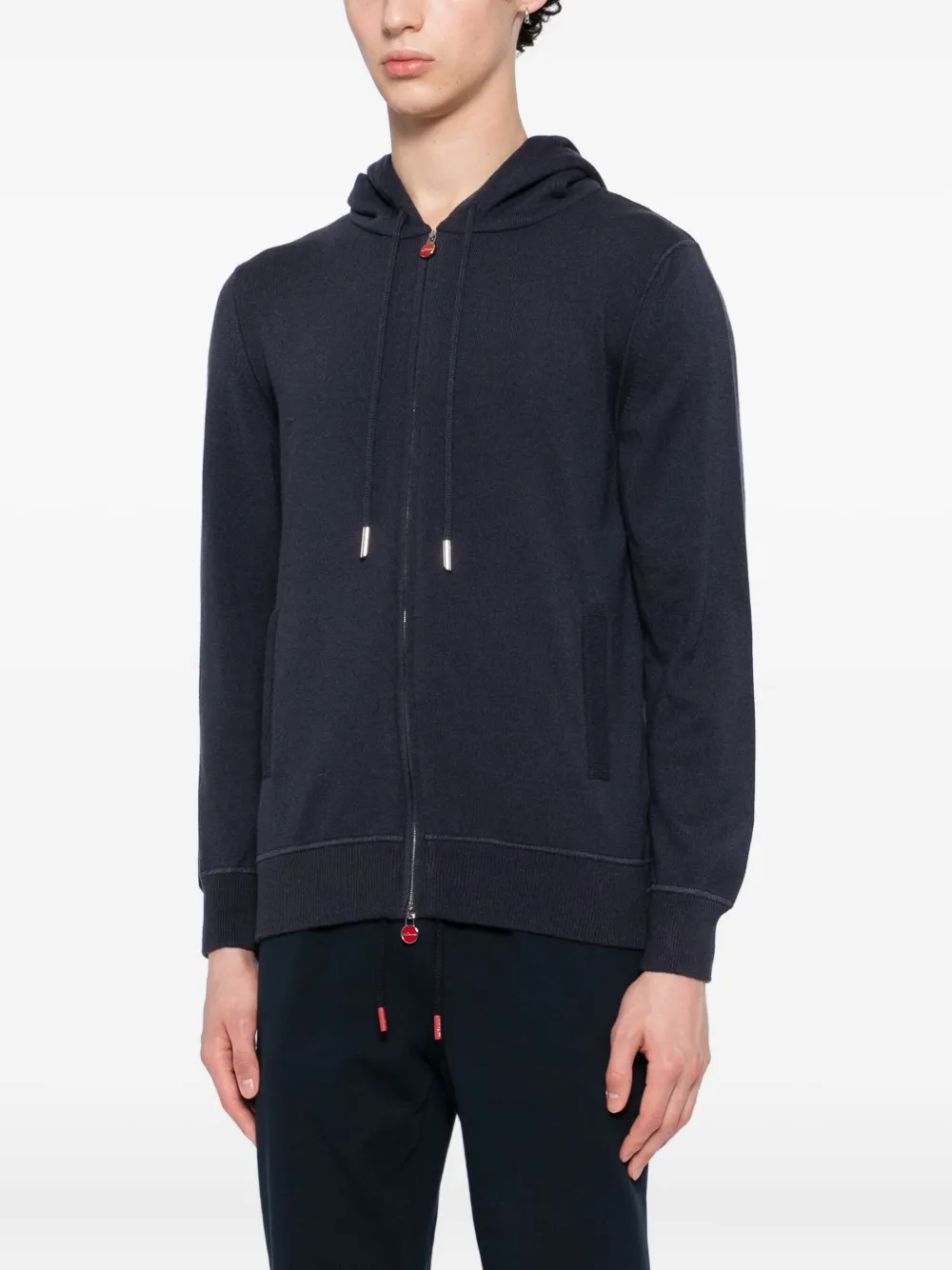 Kiton Kasjmier vest Blauw