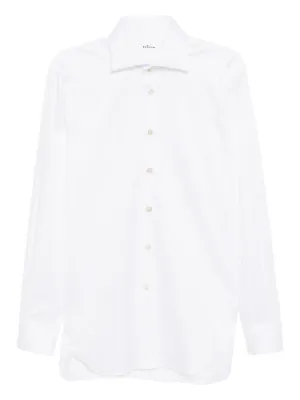 最高級リネンシャツ kiton キートン イタリア ナポリ ホワイト 42 Kiton（キートン）シャツ - FARFETCH