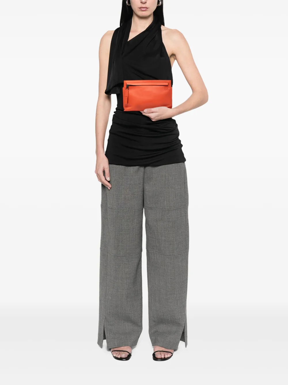 Loewe Pre-Owned mini pochette T en cuir (2014) | Pre-owned | Image 2